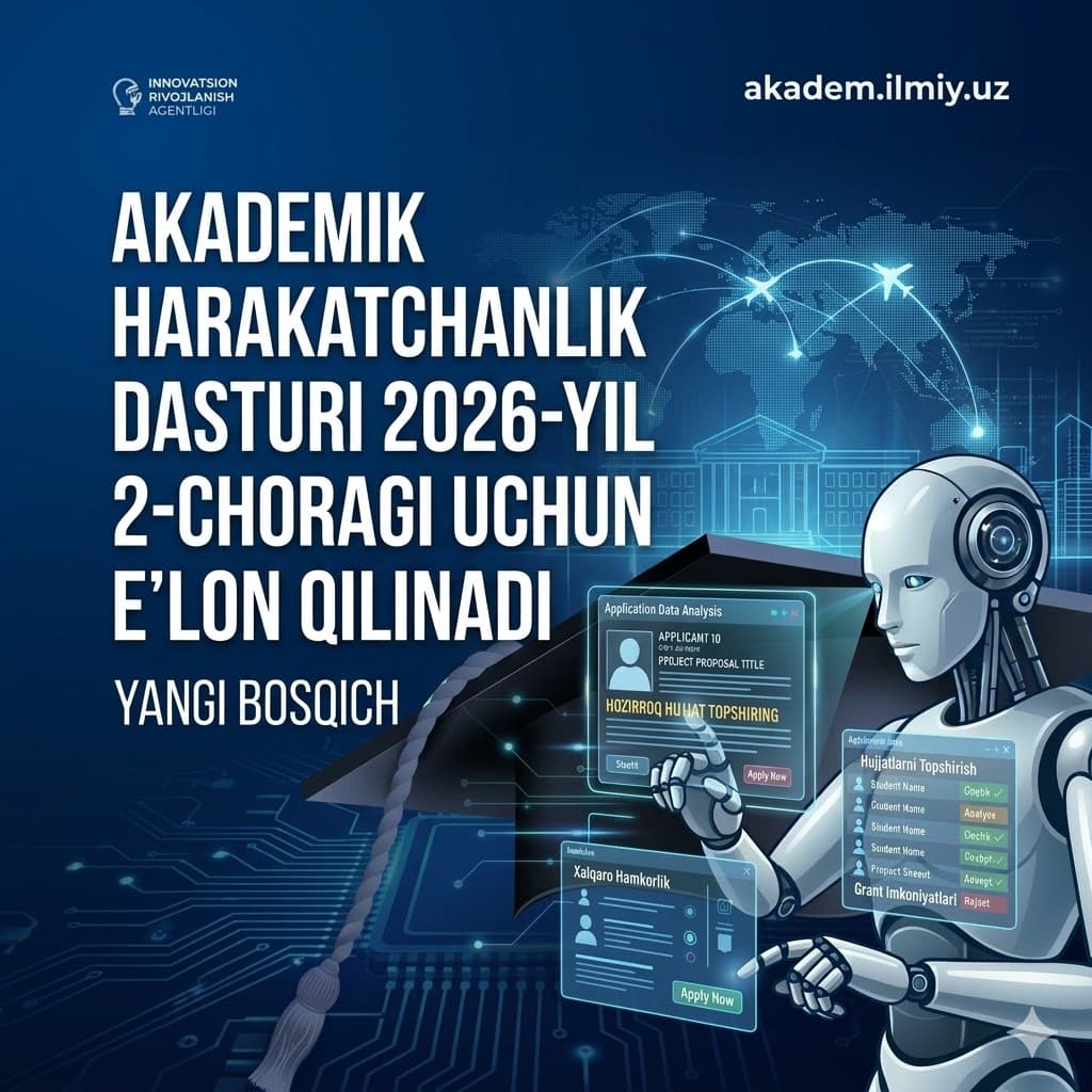 "Akademik harakatchanlik" dasturi tanlovi (2026-2) background